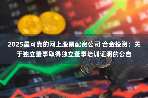 2025最可靠的网上股票配资公司 合金投资：关于独立董事取得独立董事培训证明的公告