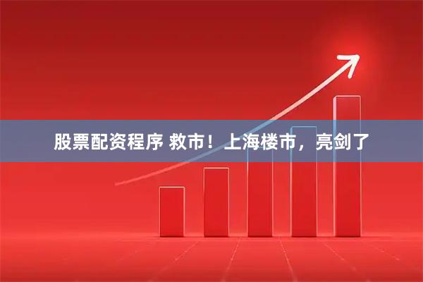 股票配资程序 救市！上海楼市，亮剑了